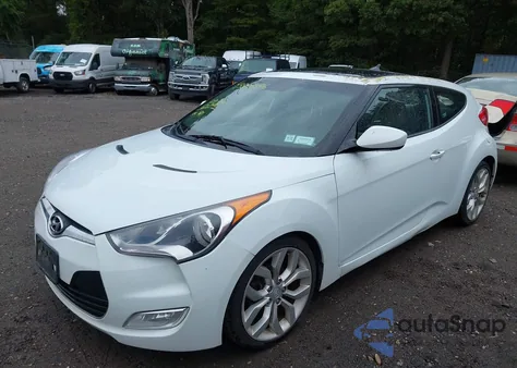 2013 Hyundai Veloster Base W/Gray из США, поврежденный, VIN KMHTC6AD1DU098281